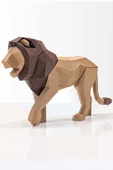 Aslan (Lion) Mıknatıslı 3D Yapboz Puzzle Çevre Dostu Eğitici Oyuncak - 1