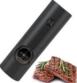 QASUL Yeni Elektrikli Otomatik Değirmen Biber Ve Tuz Değirmeni İle Üretilen LED Işık Ayarlanabilir - 6