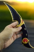 Valorant Ruin Dagger Altın Afet Hançer Bıçak 25 Cm Sağlam Yüzey Kalitesi - 1