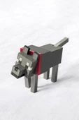 Minecraft Wolf Kurt Figür Dekoratif Obje - 1