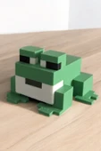 Minecraft 7 cm Yeşil Frog Kurbağa Figür - 2