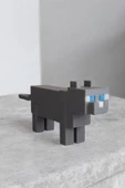 Minecraft 7 cm Kedi Cat Figür Dekoratif Obje - 1