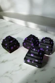 Minecraft Dragon Ejderha Yumurtası 7 cm Mor Siyah Figür Dekoratif Obje - 2