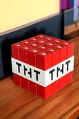 Minecraft TNT Kalemlik 8 cm Kalem Kutusu Dekoratif Obje - 1