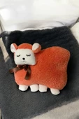 Somon Kuzu Yastık Uykucu Dolum Oyuncak 40cm Orta Boy Hediyelik Yastık - 1
