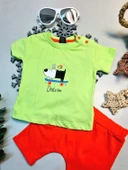 Erkek Bebek Yazlık Kısa Kol Şort Takımlar - 6