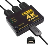 Concord HS3-K Hdmı To Swıtch Hdmı Çoklayıcı 3 Giriş Tek Çıkış - 2