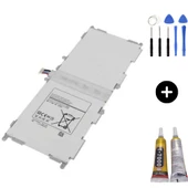 Samsung Galaxy Tab 4 SM-T530 Uyumlu A Kalite Batarya Pil + Montaj Seti - 1