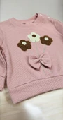 Çiçekli Nakışlı Kız Bebek Takım - 6