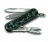 Victorinox 0.6223.942 Klasik 58 MM Lacivert Kamuflaj Çakı - 4