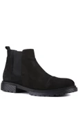 Shoetyle - Siyah Nubuk Erkek Chelsea Bot 365-0011 - 5