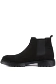 Shoetyle - Siyah Nubuk Erkek Chelsea Bot 365-0011 - 6