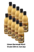 Limon Sarımsak Kürü 10 x 500 ml Cam Şişe  100 El Yapımı - 1