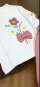 Çiçekli Kız Bebek Takım 3lü - 4