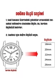 Fado Greyzi Deri Fosil & Her Saate Uygun Saat Kordonu 24 mm kahve   (135 ) - 3
