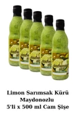 Limon Sarımsak Kürü Maydanozlu 5 x 500 ml Cam El Yapımı - 1
