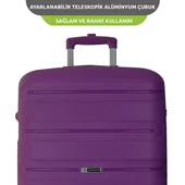 Vegmann Polipropilen (PP) Atlas Violet Orta Boy Valiz - 4