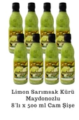 Limon Sarımsak Kürü Maydanozlu 8 x 500 ml Cam El Yapımı - 1