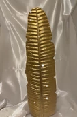 Yaprak Vazo Gold Vazo 57cm - 1