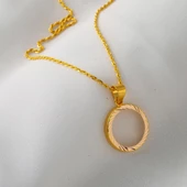 Yarım Altın Takılabilen 14 Ayar Zincirli Kolye thumbnail 3