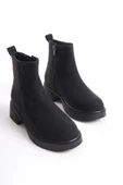 Kadın Mini Bootie Hafif Taban Tam Kalıp Günlük Kışlık Bot Ayakkabı - 8