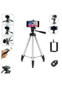 Bluetooth Tripot Profesyonel Fotoğraf Video Çekimi Kumandalı 106 Cm Tripod Telefon Tutucu - 2