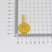 Yarım Altınlı 14 Ayar Dorika Kolye Ucu thumbnail 5