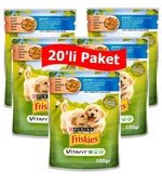 Friskies Junior Tavuklu ve Havuçlu Yavru Yaş Köpek Maması 100 gr*20 Adet - 1