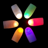 Led Işıklı Renkli Sihirli Parmak Şaka - 4