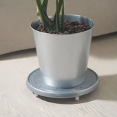 SUMUHOME AKERBAR GALVANİZLİ TEKERLEKLİ SAKSI ALTI 31 CM - 3