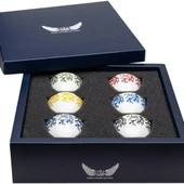 Zm Decor Renkli Mercan Gawa 6'Lı Set - 2