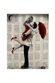 Canvas Romantik Şemsiye Anısı 1 Sayılarla Boyama Seti Rulo - 1