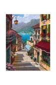 Canvas En Güzel Sokak Sayılarla Boyama Seti  Kasnaklı 100 x 140 cm thumbnail 1