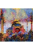 Canvas Renkli Ayasofya Sayılarla Boyama Seti   Kasnaklı 50 x 65 cm thumbnail 1
