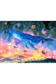 Canvas Hayal Gezegeni Sayılarla Boyama Seti   Kasnaklı 50 x 65 cm - 1