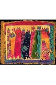 Canvas Renkli Kediler Sayılarla Boyama Seti 2 Rulo 100 X 140 Cm - 1