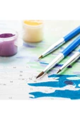 Canvas Tutkulu Kadın 2 Sayılarla Boyama Seti Rulo - 4