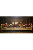 Canvas Leonardo Ve Son Yemek Sayılarla Boyama Seti Duvar Sticker Rulo - 1