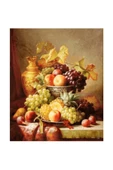 Canvas Altın Vazo Ve Meyveler Sayılarla Boyama Seti Kasnaklı 90x110 Cm thumbnail 1