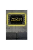 Kanvas Tablo Osmanlı Motif Ayet   (Ofis İşyeri) Led Işıklı 50 x 70 cm thumbnail 1