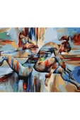 Canvas Tutku 8 Sayılarla Boyama Seti  Kasnaklı 90 x 110 cm - 1