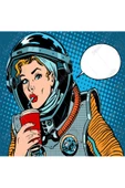 Canvas Popart Astronot Sayılarla Boyama Seti  Rulo thumbnail 1