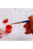 Canvas Mavi Gözler Sayılarla Boyama Seti Rulo - 4