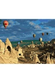 Canvas Peri Bacaları Ve Balon Sayılarla Boyama Seti Kasnaklı 50x65 Cm - 1