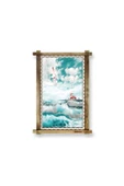 Kanvas Kız Kulesi Led Işıklı Rustik Tablo 66 x 45 cm - 1