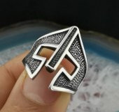 Özel Miğfer Tasarımlı 925 Ayar Gümüş Yüzük thumbnail 3