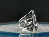 Özel Miğfer Tasarımlı 925 Ayar Gümüş Yüzük thumbnail 4