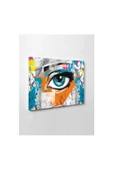 Kanvas Tablo Yağlı Boya Görünümlü Göz Led Işıklı 50 x 70 cm thumbnail 1