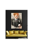 Kanvas Tablo Mustafa Kemal Atatürk   (Çok Şık) Led Işıklı 50 x 70 cm thumbnail 1