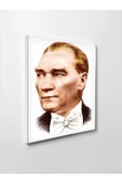 Led Işıklı Atatürk Şık Hediyelik Kanvas Tablo thumbnail 3